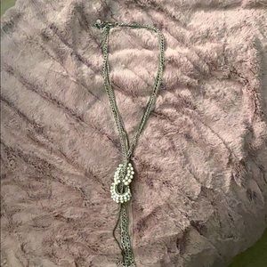 Long Silver Chunky Necklace